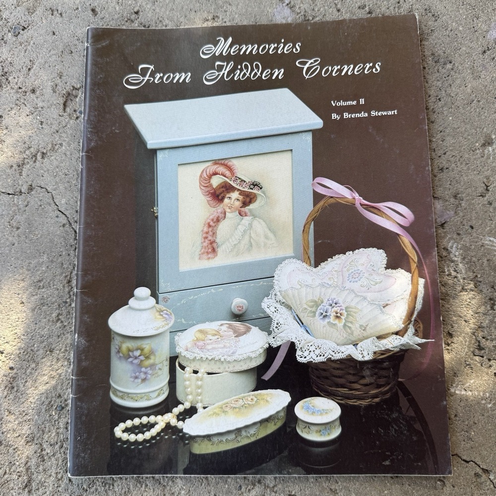 VTG Memories‎ From Hidden Corners Brenda Stewart Vol 2 Decorative Painting Book